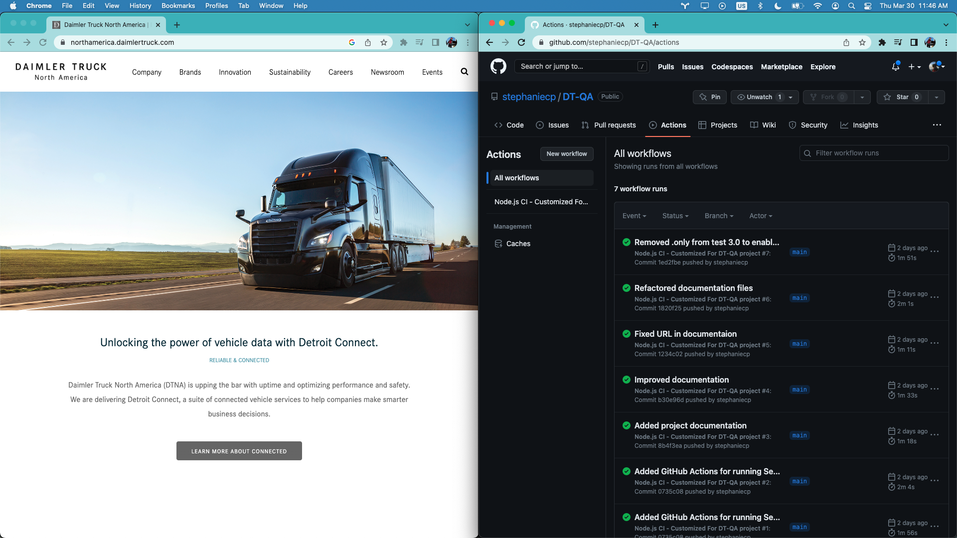 Daimler Truck - QA Practice